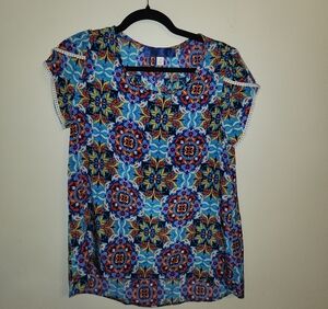 Blaque Label Multicolor Floral Blouse
